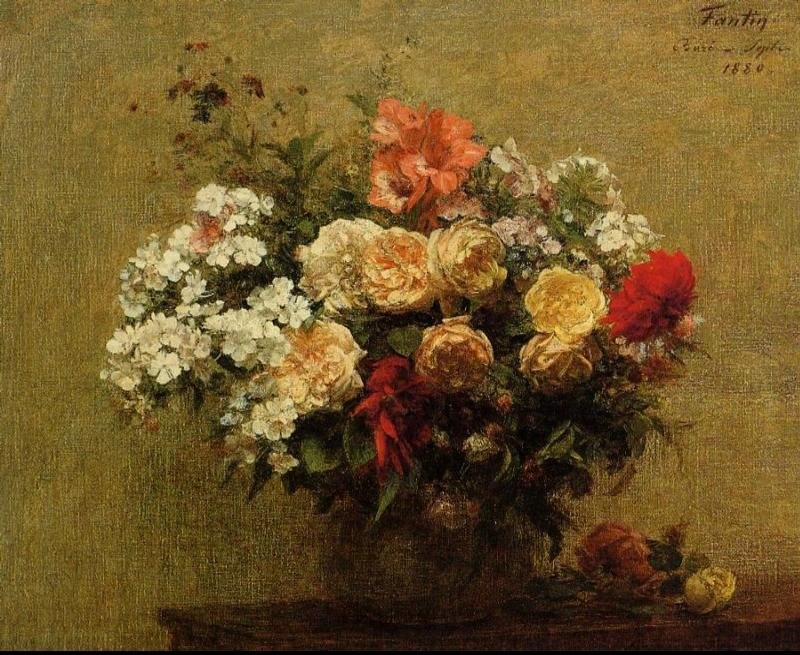 Henri Fantin-Latour Summer Flowers